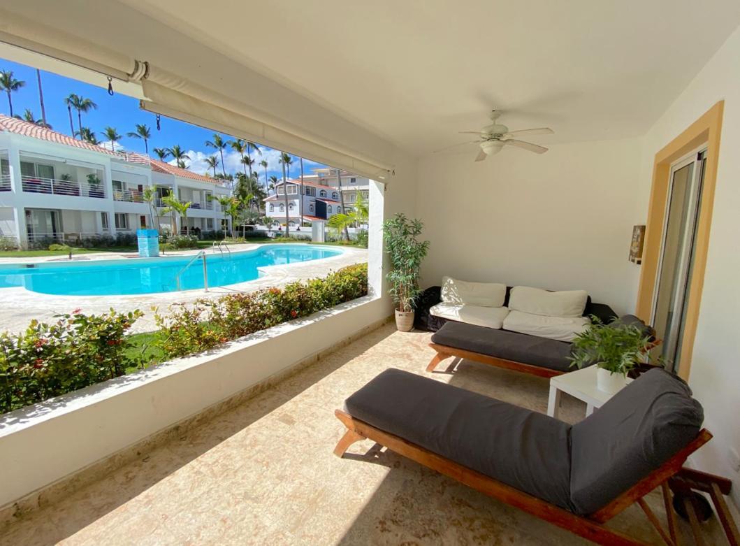 Blue Ocean Beachfront Villas & Apartments - Wifi, Pool, Bbq, Playa Los Corales 푼타 카나 외부 사진