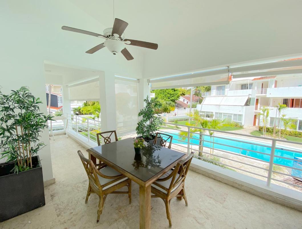 Blue Ocean Beachfront Villas & Apartments - Wifi, Pool, Bbq, Playa Los Corales 푼타 카나 외부 사진